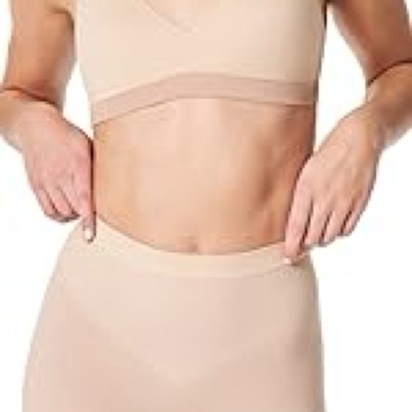 SPANX Seamless Power Mid-Thigh Short Sz L Lightweight All-Day Comfort Control - Picture 4 of 5